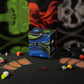 Ai protective covering MTG Commander 100+ Card Custom Art Deck Box With Storage (Blue/Green)