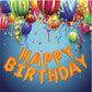 Happy Birthday Orange Aluminum Foil Letters Balloons 16 Inch Aluminum Foil Banner Balloons For Birthday Party Decorations Suppli