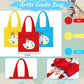 Zhengmy 24 Set Watercolor Paint Art Party Favors Mini Paint Sets Canvas Tote Bags Goodie Bags 3'' X 3'' Painting Canvas Panel Wi