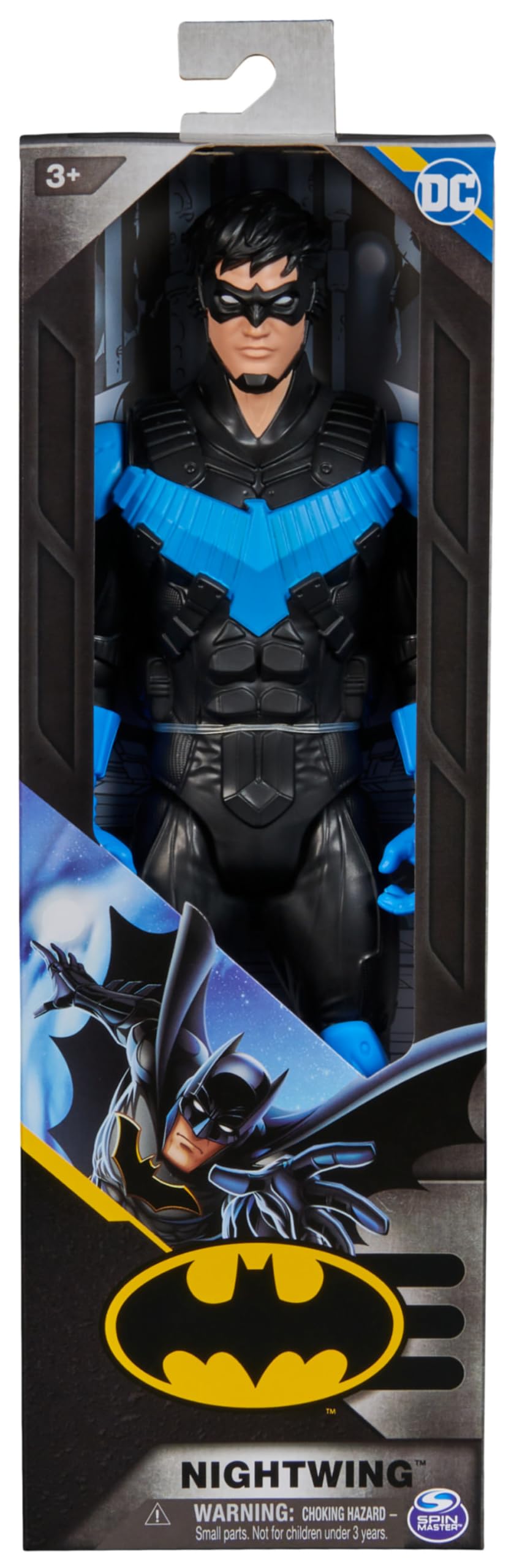 Dc Comics, Nightwing Action Figure, 12-Inch, Kids Toys For Boys And Girls, Ages 3+