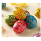 Religious Gifts Set Of 5 Wooden Hand Painted Ukrainian Easter Eggs Pysanky 2 5/8 Inch