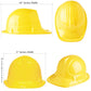 AnapoliZ Yellow Construction Hats Toy For Kids Dress Up Theme Party Fun Pack | 12 - Pack