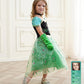 Sabbenia Princess Costumes For Girls Frozen Princess Fancy Dress Up Halloween Carnival Party Cosplay 3-4Y
