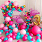 Paready Hot Pink and Teal Balloon Arch Kit - 112 Pcs Latex Balloons for Birthday, Baby Shower, Wedding, Summer Party