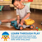 Battat - Yellow Dump Truck - Classic Toddler Trucks - Kids Construction Toys - Soft Rubber Wheels - 18 Months + - Dump Truck