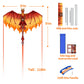 Mint'S Colorful Life Dragon Kite For Kids & Adults, Easy To Fly Kites For Beginners,Large Single Line Kite For Beach Trip With 3