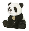Aurora® Miyoni® Panda Stuffed Animal - 7.5" Lifelike Plush - Black & White - Perfect for Bedrooms or Classrooms - Model 10849