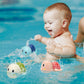 Padonise 3 Pack Bath Toys For Toddlers 1-3, Cute Swimming Turtle Bath Toys For 1 2 Year Old Boy Girl Gifts, Animal Floating Wind Up Bathtub For Kids, Preschool Toddler New Born Infant Water Pool Toys