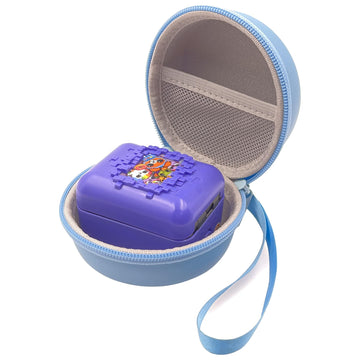Leotube Hard Carrying Eva Case Compatible With Bitzee Digital Pet Interactive Virtual Toy, Storage Travel Holder For Bitzee Virtual Electronic Pets And Accessories (Case Only) (Blue)