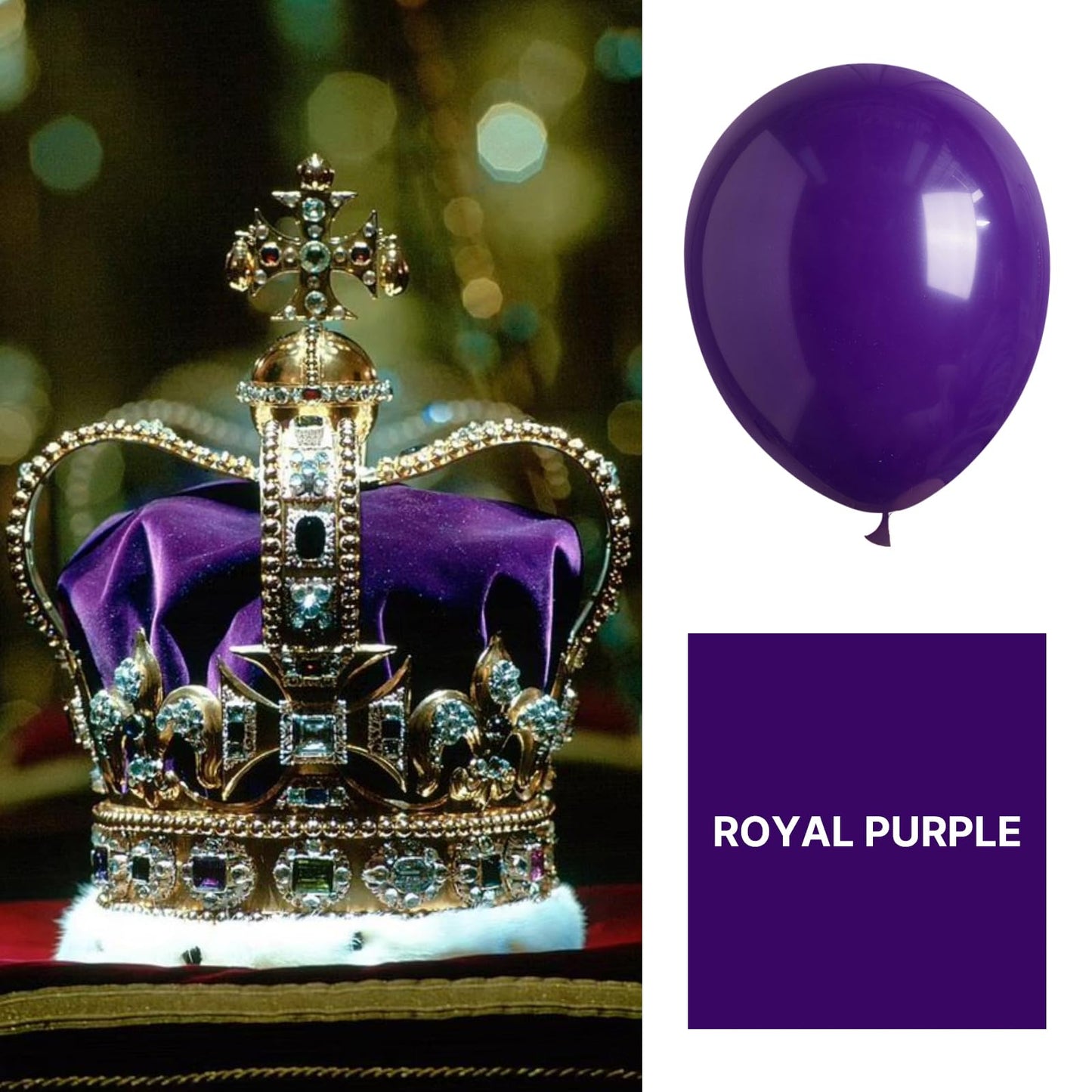 Partywoo Royal Purple Balloons, 50 Pcs 5 Inch Purple Balloons, Dark Purple Balloons For Balloon Garland Or Balloon Arch As Party Decorations, Wedding Decorations, Baby Shower Decorations, Purple-Y16