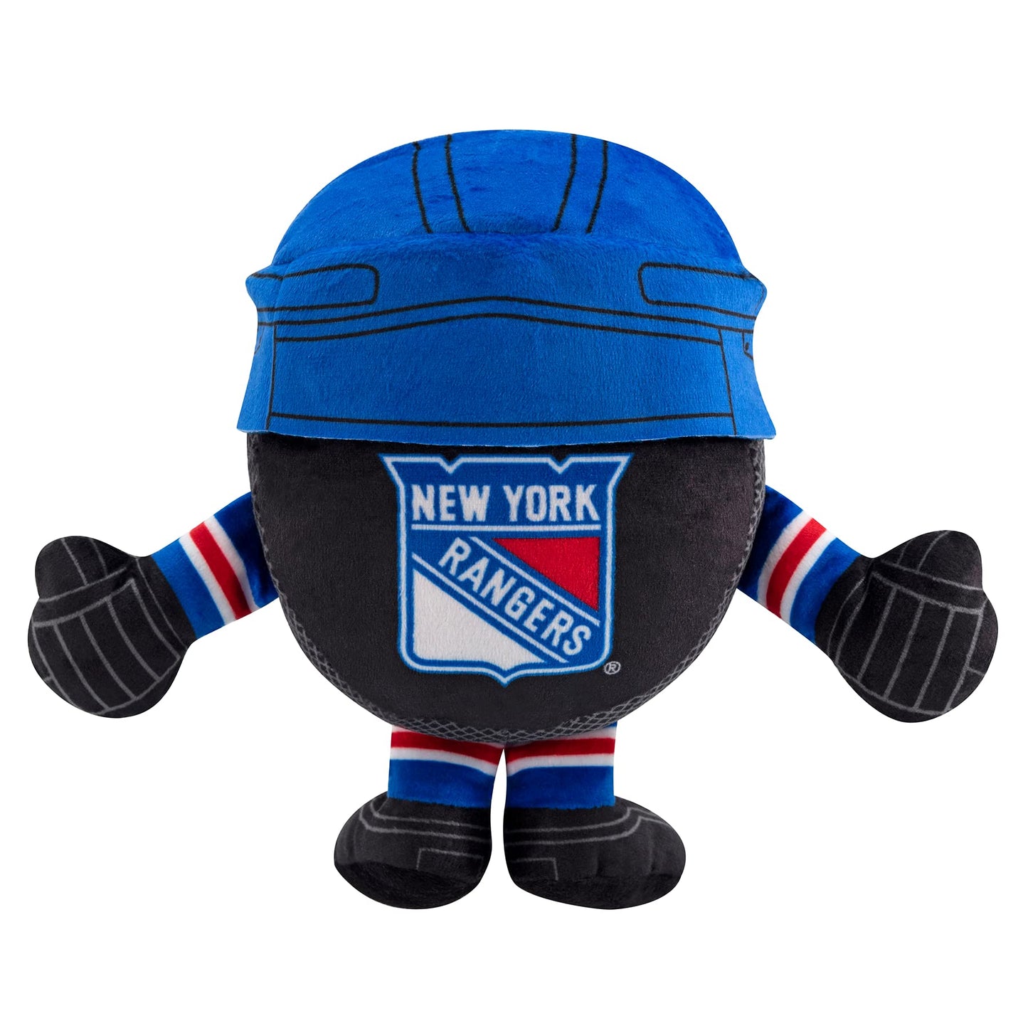 Bleacher Creatures New York Rangers 8' Kuricha Hockey Puck Sitting Plushies- Soft Chibi Inspired Plush