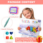 Wellchild Magnetic Drawing Board - Large Plastic Doodle Pad for Kids, A-purple, Ideal Toddler Toy for 3-Year-Olds, Perfect Gift for Any Occasion