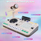 Magic4U Kids DJ Mixer, Toddler Rechargeable DJ Set with Lights, Sound Effect, Demo Songs and Reaction Music Games, Musical Toys