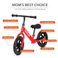 Birtech Balance Bike For 2-5 Years Old Kids 12 Inch Toddler Balance Bike Kids Indoor Outdoor Toys No Pedal Training Bicycle With Adjustable Seat Height, Red