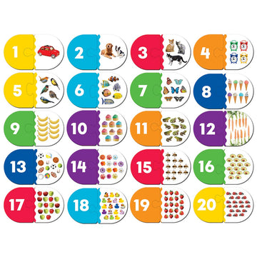 Masterpieces Kids Games - Educational Numbers Matching Puzzle - Game For Kids And Family - Laugh And Learn
