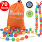 Bmtoys Lacing Beads For Kids - 70Pcs Threading Beads Occupational Therapy Toys For Kids Fine Motor Skills Developmental Activity Ot Toys