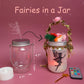 FOMOMDI DIY Fairies in a Jar, Color Changing Fairy Lantern Night Light Kit with Remote Control, Kids Girls Birthday Holiday Gift