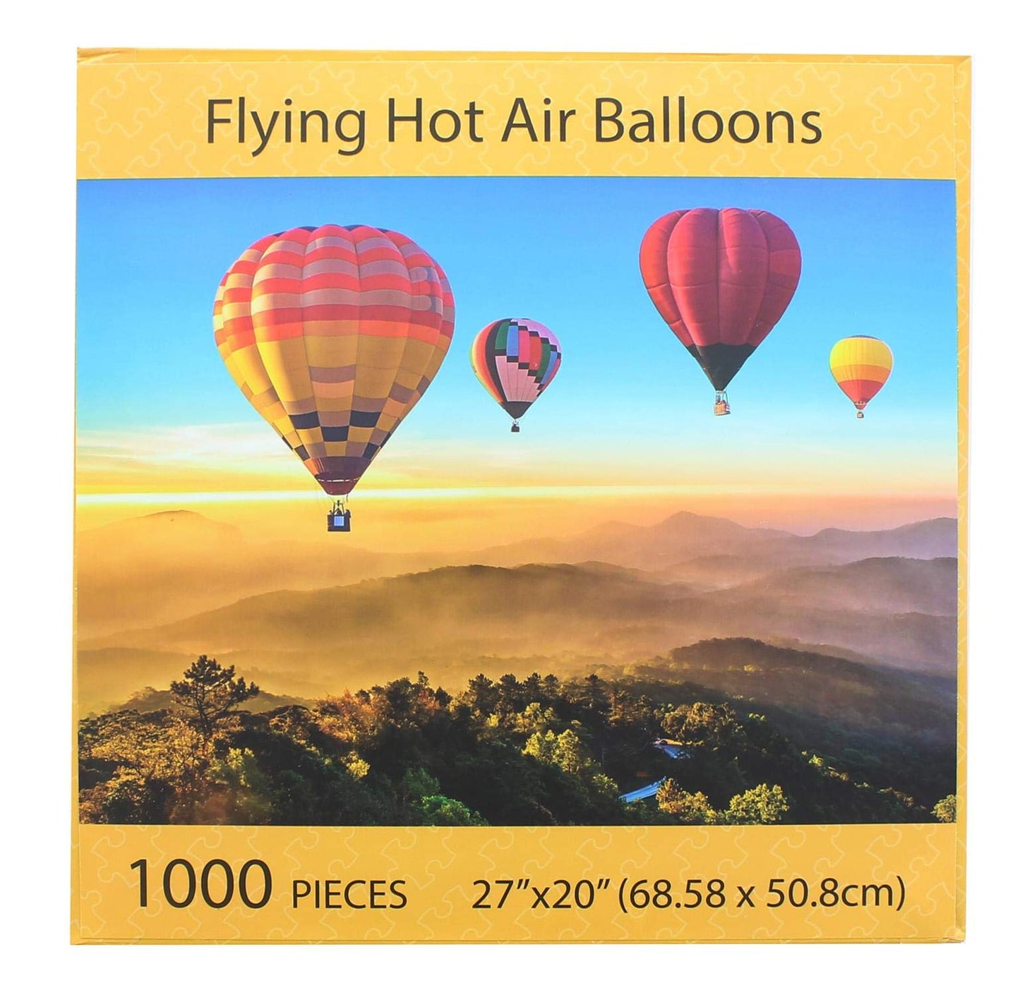 Flying Hot Air Balloons Puzzle 1000 Pieces 27' X 20'