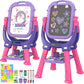 Victostar Easel for Kids, Rotatable Double Sided Adjustable Standing Art Easel with Drawing & Writing Accessories for Kids Boys 
