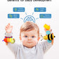 Garden Bug Baby Rattle Socks & Wrist Rattles Set