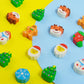 300 Pieces Mini Erasers Assortment Mini Christmas Erasers Animal Erasers Kids Erasers Bulk Cake Erasers Mini Pencil Erasers Sant