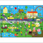 Peppa Pig PeppaS Playtime Wooden Floor Jigsaw Puzzle For Kids, 15 Large Pieces, Ages 3+
