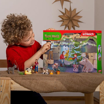 Schleich Farm World Advent Calendar 2023 FR-IT 3 Years + Farm World 24-Piece Set