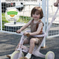newyoo Lume TR008 Tricycle for Toddlers 1-3, 5-in-1 Push Bike, Carbon Steel, Lilac, Medium Size