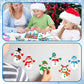 Frienda 24 Pcs Snowman Stickers Crafts for Kids Make a Snowman Stickers Christmas Winter Holiday Craft Games for Xmas Holiday Pa