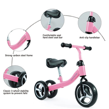 Chestnuter Baby Balance Bike, 1 2 3 Year Old Gifts, Ride On Toys For 1 Year Old, Best First Birthday Gift, Toddler Bike With 3 W