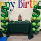 Green 5 Balloon, Number Balloons 40 Inch, 5Th Birthday Balloon Decorations, Green Party Supplies, 5 Number Balloons, Number 5 Ba
