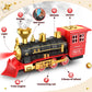 Hot Bee Train Set - Train Toys For Boys W/Smokes, Lights & Sound, Tracks, Toy Train W/Steam Locomotive, Cargo Cars & Tracks, Toddler Model Train Set For 3 4 5 6 7 8+ Year Old Kids Birthday Gifts