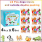 Easter Egg Fillers, Dog Pop Tubes, Easter Basket Stuffers, Dog Fidgets, Stretch Dog Toy, Dog Party Favors,Small Toys,Dog Toys For Kids,Autism Sensory Products(24 Pcs Dog)
