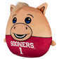 Sleep Squad Oklahoma Sooners Boomer 12'' Mascot Kiri Cloud Plushie - Official Collegiate Plush