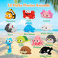 Tenyeah Party Favors For Kids, 12 Packs Mini Marine Animals Micro Building Blocks Set, Classroom Prizes, Small Toy Prizes, Goodi