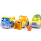 Green Toys Construction Vehicle Set, 3-Pack - Pretend Play, Motor Skills, Kids Toy Vehicles. No BPA, phthalates, PVC. Dishwasher
