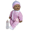 JC Toys La Baby Hispanic 16-inch Small Soft Body Baby Doll La Baby | Washable |Removable Pink and White w/Hat, Pacifier & Magic 