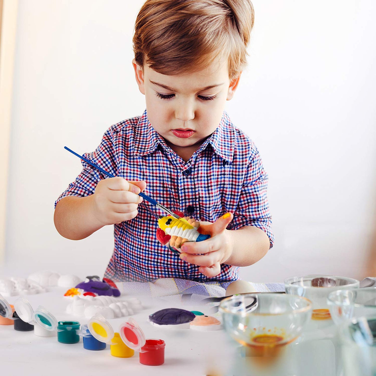 80 Piece Arts and Crafts for Kids Ages 4-8, Kids Paint Kit Art Set, Easter Craft Activities Kits, Creative Art Activity Gift Toy