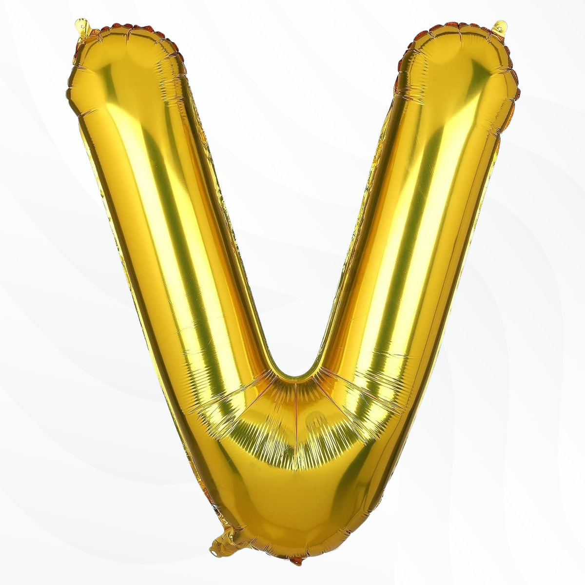 Flyloons Gold V Letter Foil Balloon Alphabets Balloons Perfect for Birthday Decoration Items, Anniversary, Bachelorette, Wedding