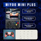 Miyoo Mini Plus, Retro Gaming Console With 64G Memory Card, 3.5-Inch Ips Screen, 3000Mah Long Endurance Battery,With Storage Cas