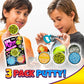 Ja-Ru Lab Putty Bundle Set (1 Pack, 3 Units Assorted) Glow In The Dark Slime, Clear Putty, Bouncing Putty, Attracts To Magnet, C