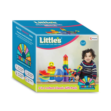 LittleS 5 In 1 Infant Classic Gift Pack I Activity & Learning Toys Party Game For Babies I Multicolour I Preschool Toys I Devel