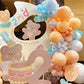 Owpfjg 130Pcs Pastel Orange Balloons Different Sizes 18 12 10 5 Inch For Balloon Garland Arch,Pastel Orange Latex Balloons For B