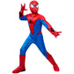 Marvel Spider-Man Official Youth Halloween Costume - Padded Jumpsuit With Gloves And Detachable Mask (L) Multi
