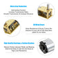Greartisan Dc 12V 53Rpm Worm N20 High Torque Speed Reduction Motor With Metal Gearbox Motor For Diy Rc Toys