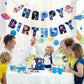 Sunbeauty Universe Outer Space Theme Birthday Banner Galaxy Happy Birthday Party Decoration Space Birthday Decorations Solar Sys
