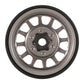 INJORA 1.0 Plus Brass Beadlock Wheel Rims 4PCS 12-Spoke Wheels for TRX4M SCX24 FCX24 1/24 1/18 RC Crawler, 42g/pcs(Grey)