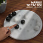 Radicaln Marble Tic Tac Toe 10'' Inches Black & White Handmade Family Board Games For Adults Ideal Decorative Marbles Game Set &