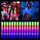Glow Sticks Bulk, 100 Pcs Led Foam Glow Sticks, Christmas Party Favors With 3 Modes Colorful Flashing, Glow In The Dark Party Su
