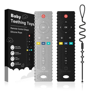 Yoolane Baby Teething Toys Silicone Teethers For Babies 3-24 Months Remote Control Shape Teething Relief Chew Toy For Toddler In